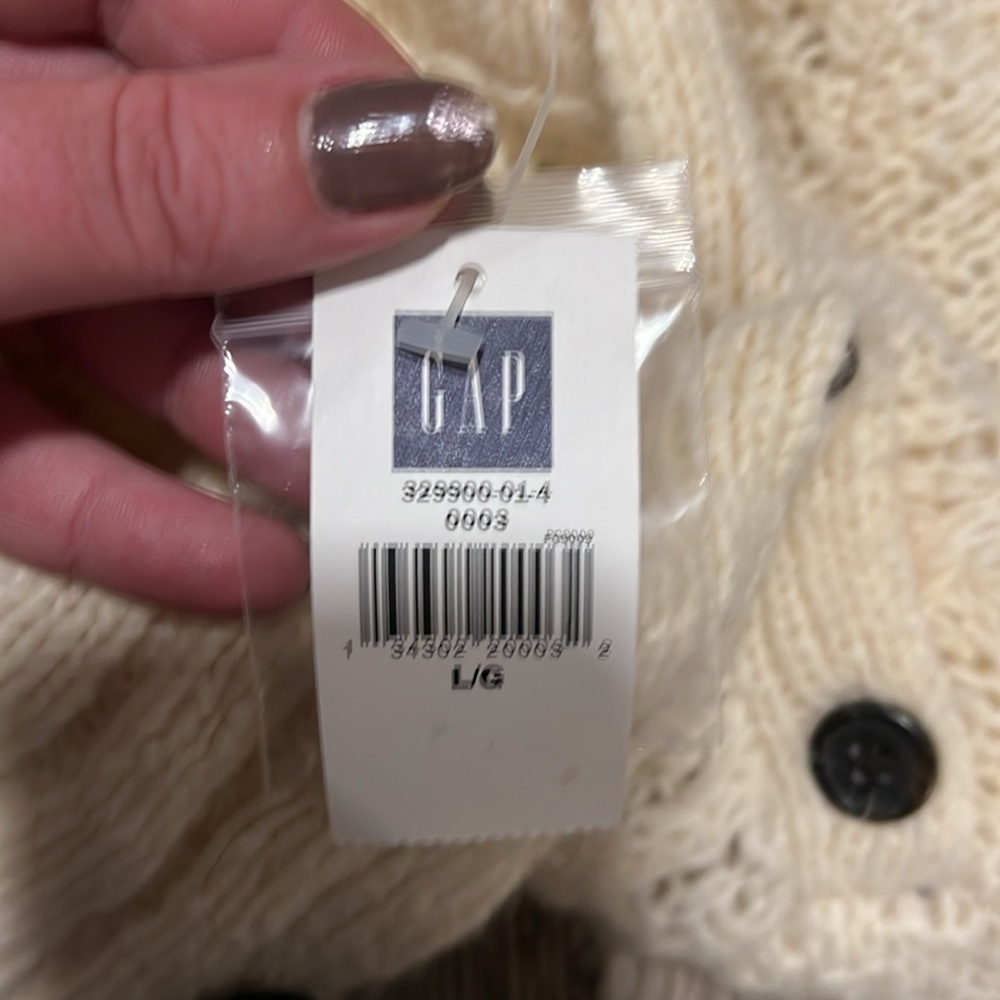 Gap Wool/Camel Hair Turtle Neck With Buttons Knit Sweater​ - Picture 12 of 13